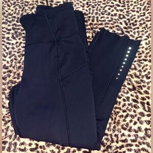 -🥂Lululemon Black Leggings #lw6ag8s- Size 4 As Is condition